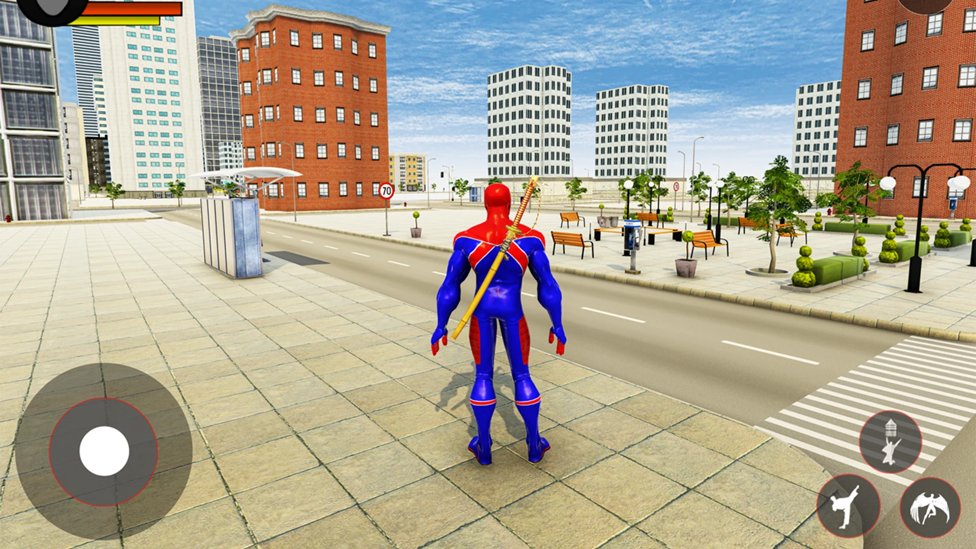 Flying Super Hero Game screenshot